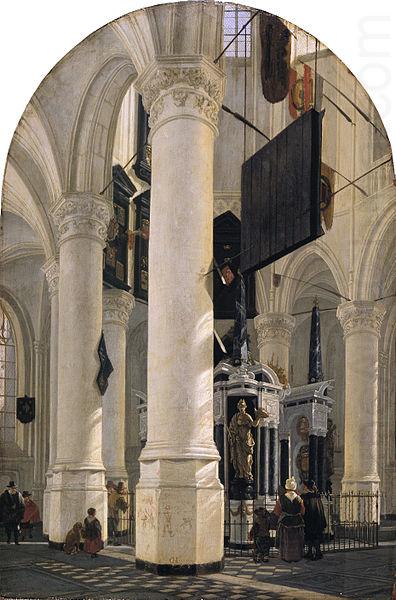 unknow artist The tomb of Willem I in the Nieuwe Kerk in Delft china oil painting image